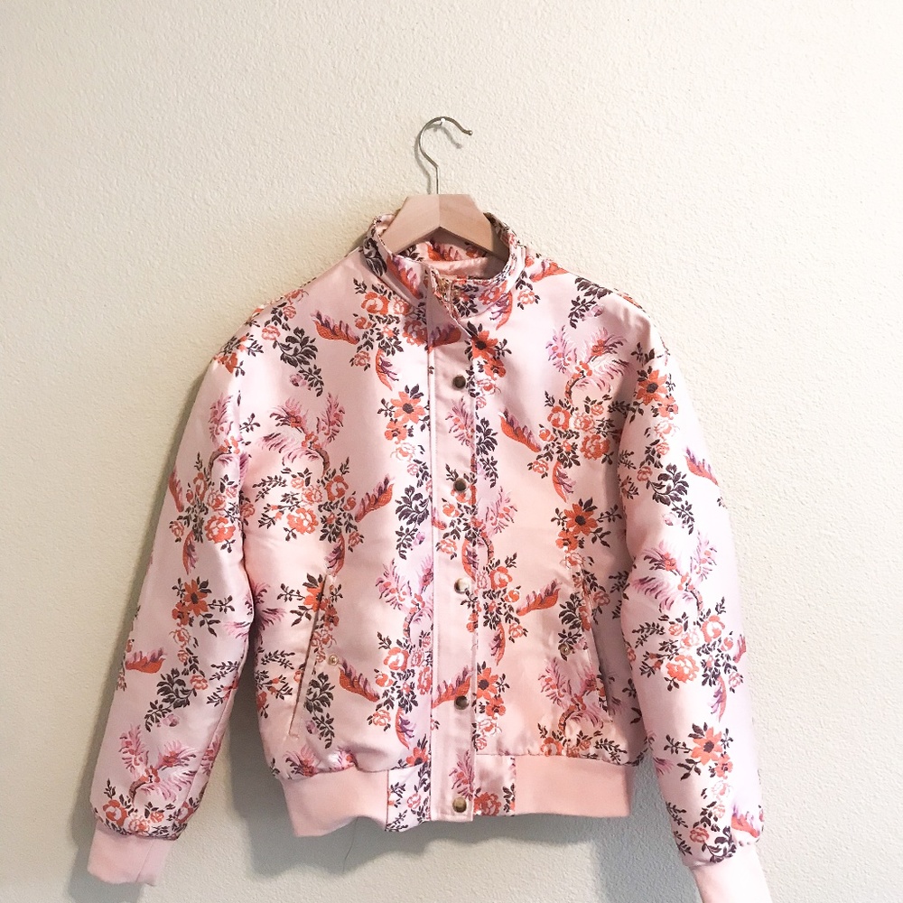 Forever 21 Pink Bomber Jacket
